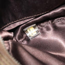 CHANEL New Travel line Pouch Nylon Beige CC Auth 148436-19