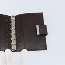 GUCCI GG Canvas Day Planner Cover Beige Silver 115240 Auth 148437-18