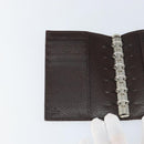 GUCCI GG Canvas Day Planner Cover Beige Silver 115240 Auth 148437-19