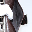 GUCCI GG Canvas Day Planner Cover Beige Silver 115240 Auth 148437-11