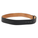 LOUIS VUITTON Ceinture jeans Belt Leather 40.9"" Black LV Auth 148441-4