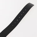 LOUIS VUITTON Ceinture jeans Belt Leather 40.9"" Black LV Auth 148441-7