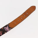 LOUIS VUITTON Monogram Watercolor Ceinture Belt 34.6"" M9622 LV Auth 148442-5