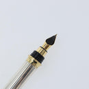 S.T. DUPONT Fountain Pen metal Silver tone Auth 148443-8