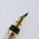 S.T. DUPONT Fountain Pen metal Silver tone Auth 148443-10
