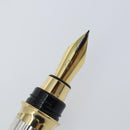 S.T. DUPONT Fountain Pen metal Silver tone Auth 148443-11
