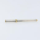 S.T. DUPONT Fountain Pen metal Silver tone Auth 148443-3