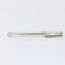 S.T. DUPONT Fountain Pen metal Silver tone Auth 148443-4