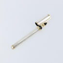 S.T. DUPONT Fountain Pen metal Silver tone Auth 148443-7