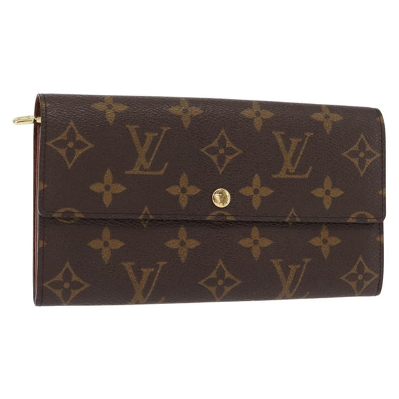 LOUIS VUITTON Monogram Pochette Porte Monnaie Credit Wallet M61726 Auth 148444