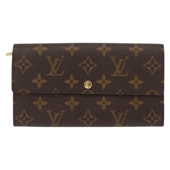LOUIS VUITTON Monogram Pochette Porte Monnaie Credit Wallet M61726 Auth 148444