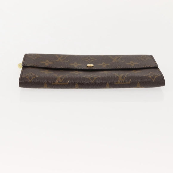 LOUIS VUITTON Monogram Pochette Porte Monnaie Credit Wallet M61726 Auth 148444