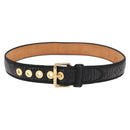 LOUIS VUITTON Monogram Antheia Ceinture Belt 34.6"" Black LV Auth 148448-1