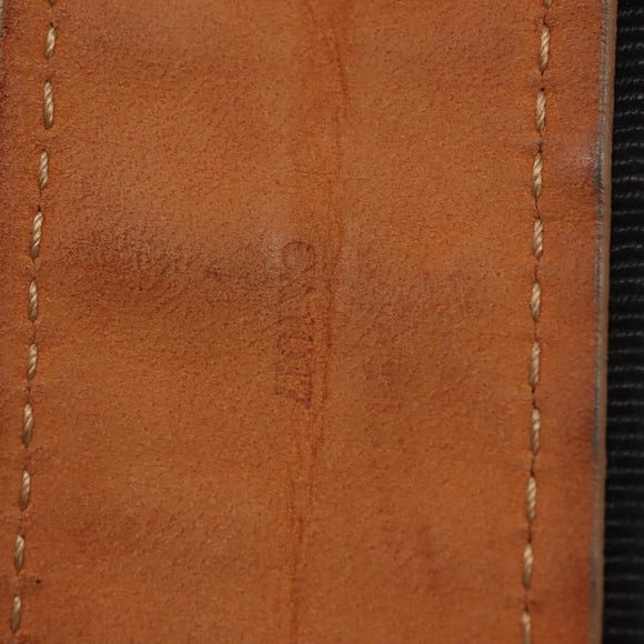 LOUIS VUITTON Monogram Antheia Ceinture Belt 34.6"" Black LV Auth 148448