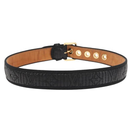 LOUIS VUITTON Monogram Antheia Ceinture Belt 34.6"" Black LV Auth 148448 - 0