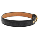 LOUIS VUITTON Monogram Antheia Ceinture Belt 34.6"" Black LV Auth 148448-4