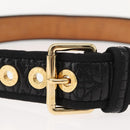 LOUIS VUITTON Monogram Antheia Ceinture Belt 34.6"" Black LV Auth 148448-5