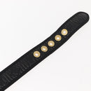 LOUIS VUITTON Monogram Antheia Ceinture Belt 34.6"" Black LV Auth 148448-7