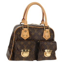 LOUIS VUITTON Monogram Manhattan PM Hand Bag M40026 LV Auth 148449V-1