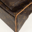 LOUIS VUITTON Monogram Manhattan PM Hand Bag M40026 LV Auth 148449V-12