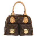 LOUIS VUITTON Monogram Manhattan PM Hand Bag M40026 LV Auth 148449V-2