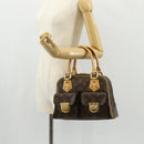 LOUIS VUITTON Monogram Manhattan PM Hand Bag M40026 LV Auth 148449V-26