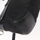 PRADA Shoulder Bag Nylon Black Silver Auth 148452-16