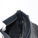 PRADA Shoulder Bag Nylon Black Silver Auth 148452-24