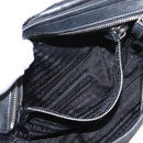 PRADA Shoulder Bag Nylon Black Silver Auth 148452-25
