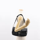 PRADA Shoulder Bag Nylon Black Silver Auth 148452-26