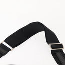 PRADA Shoulder Bag Nylon Black Silver Auth 148452-14