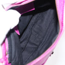BALENCIAGA Classic Pouch Leather Purple 110481 Auth 148453-10