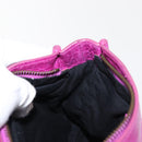 BALENCIAGA Classic Pouch Leather Purple 110481 Auth 148453-19