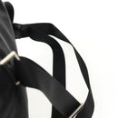 PRADA Backpack Nylon Black Silver Auth 148455V-16