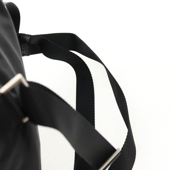 PRADA Backpack Nylon Black Silver Auth 148455V