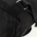 PRADA Backpack Nylon Black Silver Auth 148455V-20