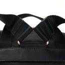 PRADA Backpack Nylon Black Silver Auth 148455V-21