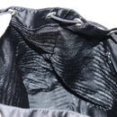 PRADA Backpack Nylon Black Silver Auth 148455V-28