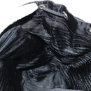 PRADA Backpack Nylon Black Silver Auth 148455V-29