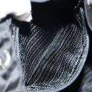 PRADA Backpack Nylon Black Silver Auth 148455V-31