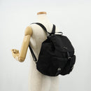 PRADA Backpack Nylon Black Silver Auth 148455V-32