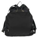 PRADA Backpack Nylon Black Silver Auth 148455V-2