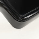 SAINT LAURENT Solferino Shoulder Bag Patent leather Black Silver Auth 148457SAM-17