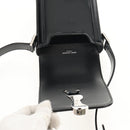 SAINT LAURENT Solferino Shoulder Bag Patent leather Black Silver Auth 148457SAM-22