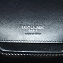SAINT LAURENT Solferino Shoulder Bag Patent leather Black Silver Auth 148457SAM-23