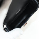 SAINT LAURENT Solferino Shoulder Bag Patent leather Black Silver Auth 148457SAM-11