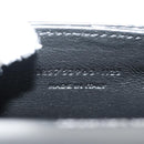 SAINT LAURENT Solferino Shoulder Bag Patent leather Black Silver Auth 148457SAM-12