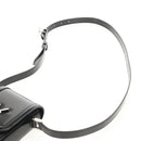 SAINT LAURENT Solferino Shoulder Bag Patent leather Black Silver Auth 148457SAM-14