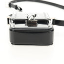 SAINT LAURENT Solferino Shoulder Bag Patent leather Black Silver Auth 148457SAM-6