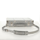 LOUIS VUITTON Damier Glitter Hard Trunk Trunk Silver M20478 LV Auth 148458SM-9